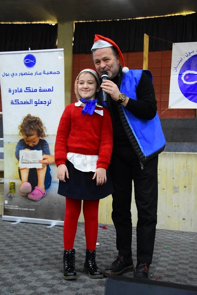 Saint Vincent de paul celebrating Christmas at Jesus & Mary school